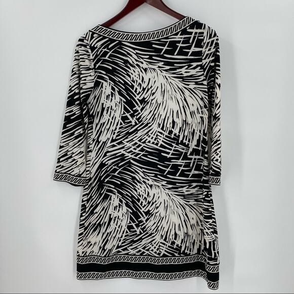 Black and white BCBG Maxazria shirt dress size medium - Picture 5 of 7